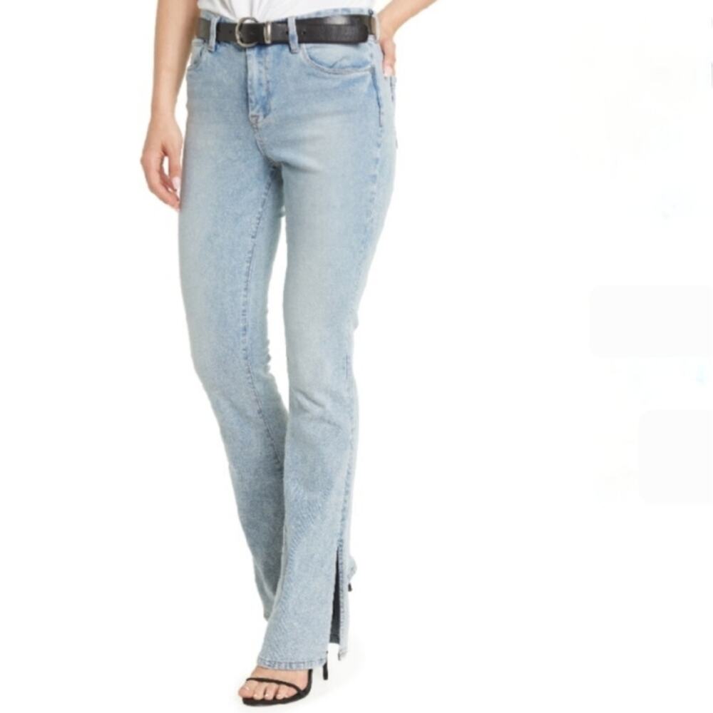 Blank NYC The Hoyt High Rise Mini Bootcut Split Hem Jeans | 29
